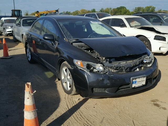 2HGFA16609H343118 - 2009 HONDA CIVIC BLACK photo 1