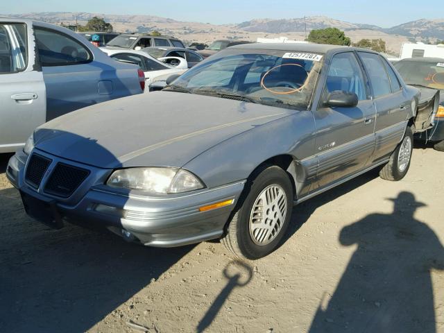 1G2NE5536RM622412 - 1994 PONTIAC GRAND AM S GRAY photo 2