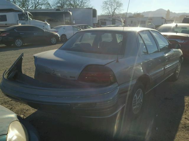 1G2NE5536RM622412 - 1994 PONTIAC GRAND AM S ნაცრისფერი ფოტო 4