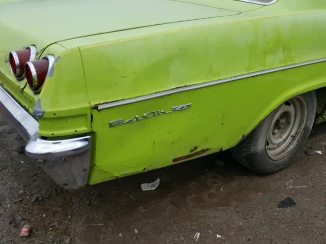 156695D120742 - 1965 CHEVROLET BELAIR GREEN photo 9