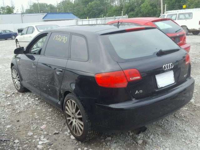 WAUNF78P28A058869 - 2008 AUDI A3 2.0 PRE BLACK photo 3