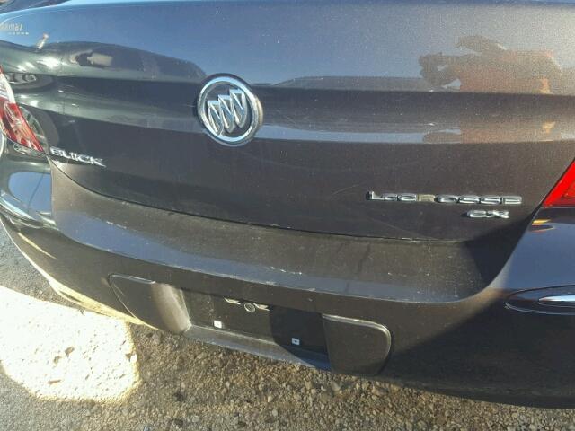 2G4WC582181134404 - 2008 BUICK LACROSSE BLACK photo 9