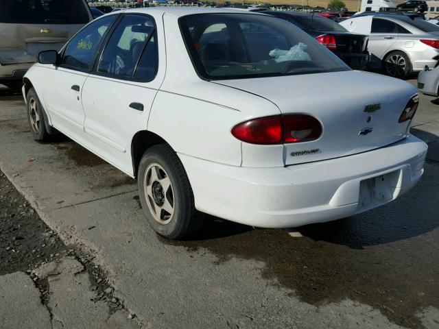 1G1JC524027181287 - 2002 CHEVROLET CAVALIER B WHITE photo 3