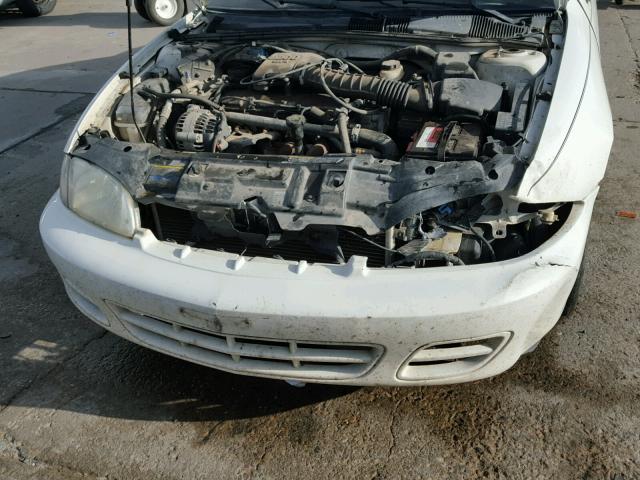 1G1JC524027181287 - 2002 CHEVROLET CAVALIER B WHITE photo 7