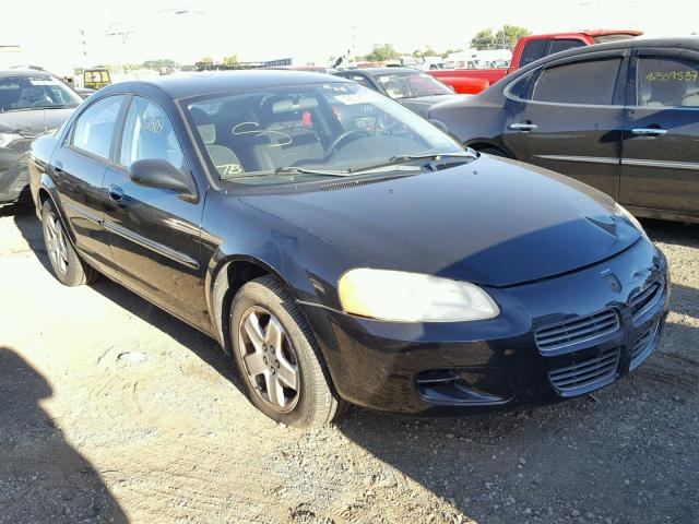 1B3EL46R32N285245 - 2002 DODGE STRATUS BLACK photo 1