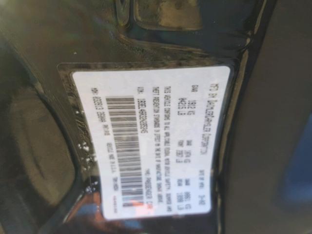 1B3EL46R32N285245 - 2002 DODGE STRATUS BLACK photo 10