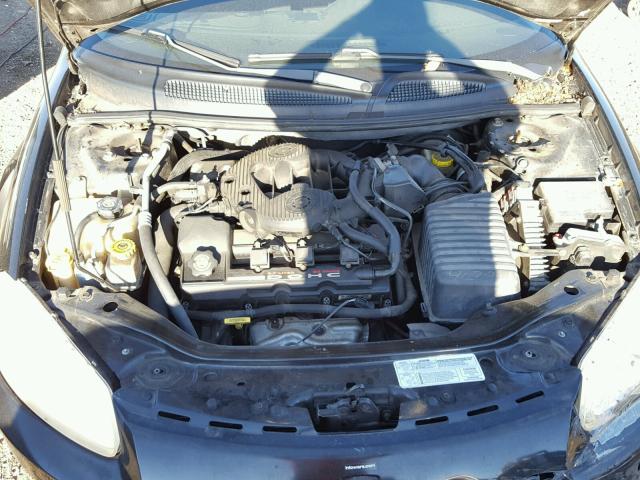 1B3EL46R32N285245 - 2002 DODGE STRATUS BLACK photo 7