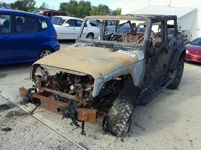 1J4BA5H18AL197820 - 2010 JEEP WRANGLER U BURN photo 2