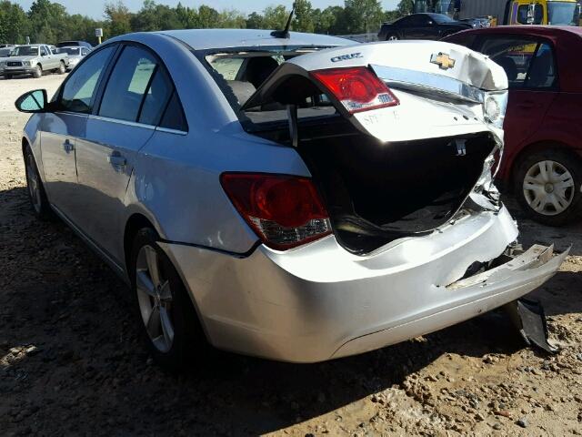 1G1PG5SCXC7249828 - 2012 CHEVROLET CRUZE LT SILVER photo 3