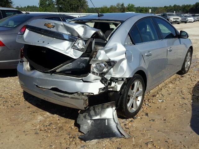 1G1PG5SCXC7249828 - 2012 CHEVROLET CRUZE LT SILVER photo 4