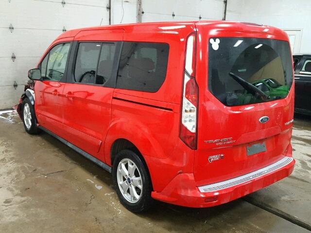 NM0GE9G73G1262216 - 2016 FORD TRANSIT CO RED photo 3