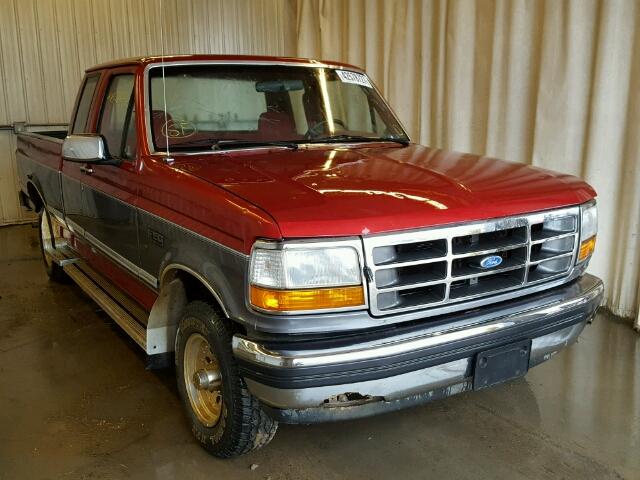 1FTEX14H6NKA37461 - 1992 FORD F150 TWO TONE photo 1