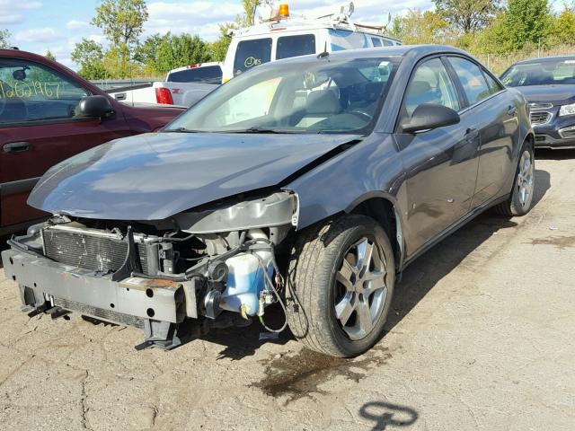 1G2ZG57B784155273 - 2008 PONTIAC G6 BASE GRAY photo 2