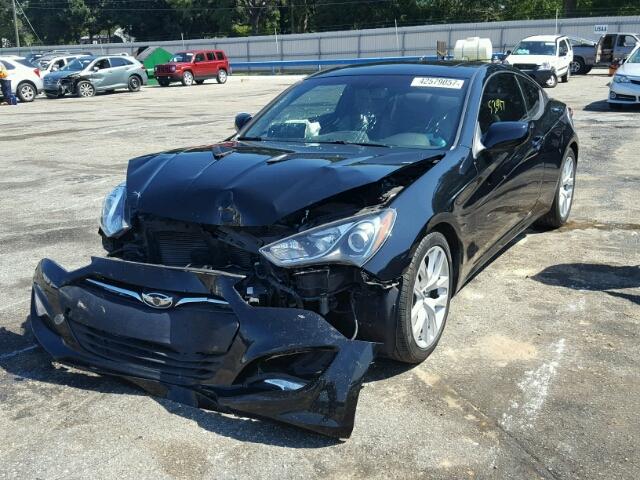 KMHHT6KD5EU113869 - 2014 HYUNDAI GENESIS CO BLACK photo 2