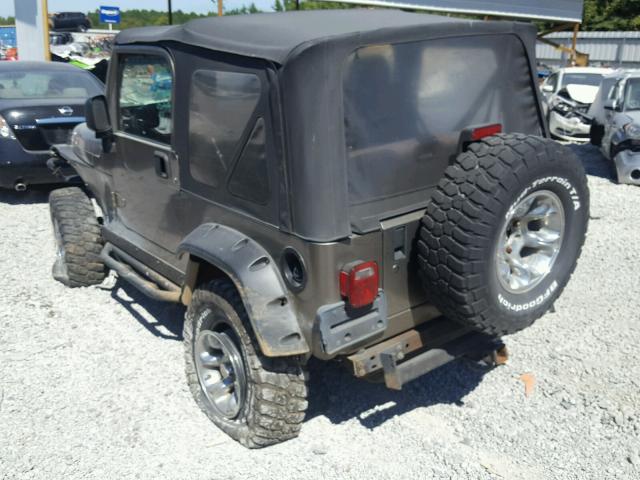 1J4FA39SX3P321160 - 2003 JEEP WRANGLER TAN photo 3