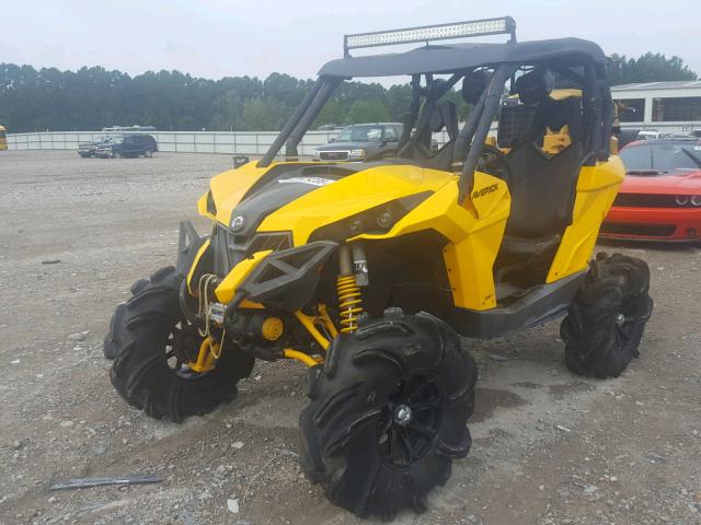 3JBPGCP11EJ000088 - 2014 CAN-AM MAVERICK 1 YELLOW photo 2