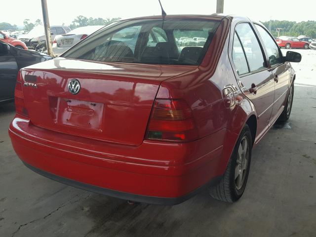 3VWSS29M51M080864 - 2001 VOLKSWAGEN JETTA GLS RED photo 4