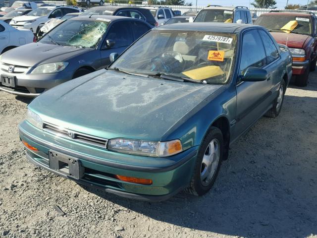 1HGCB7274PA011146 - 1993 HONDA ACCORD GREEN photo 2