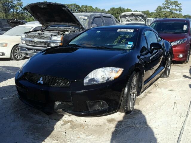 4A31K5DF3CE001237 - 2012 MITSUBISHI ECLIPSE GS BLACK photo 2