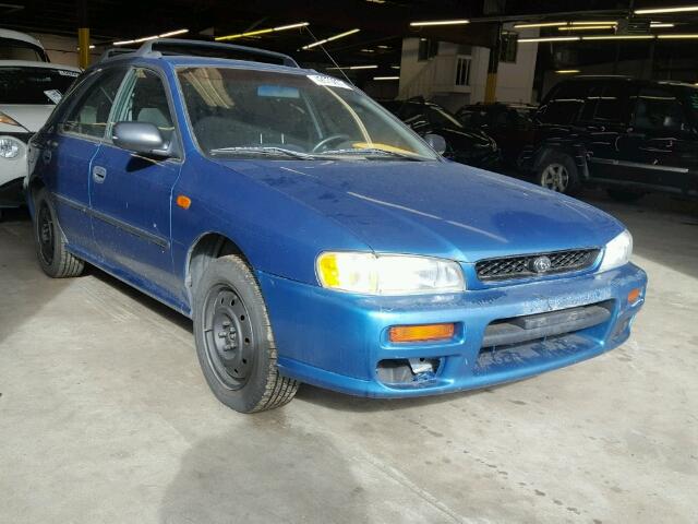 JF1GF4353VG805362 - 1997 SUBARU IMPREZA L BLUE photo 1