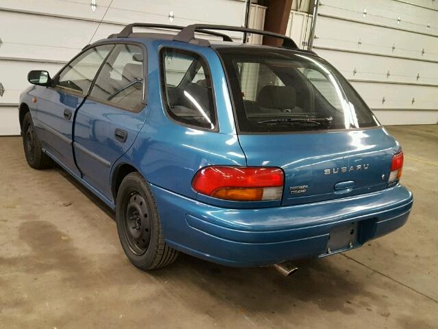 JF1GF4353VG805362 - 1997 SUBARU IMPREZA L BLUE photo 3