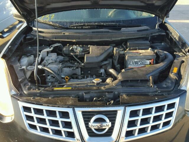 JN8AS58V69W441075 - 2009 NISSAN ROGUE BLACK photo 7