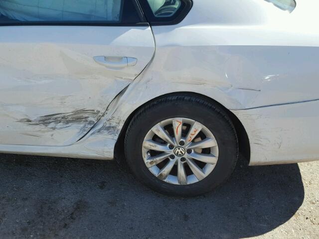 1VWAT7A31EC084734 - 2014 VOLKSWAGEN PASSAT S თეთრი ფოტო 9