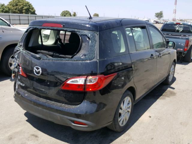 JM1CW2BL8C0119269 - 2012 MAZDA 5 BLACK photo 4