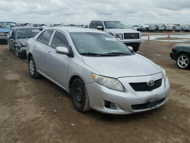 1NXBU40E39Z148080 - 2009 TOYOTA COROLLA BA SILVER photo 1