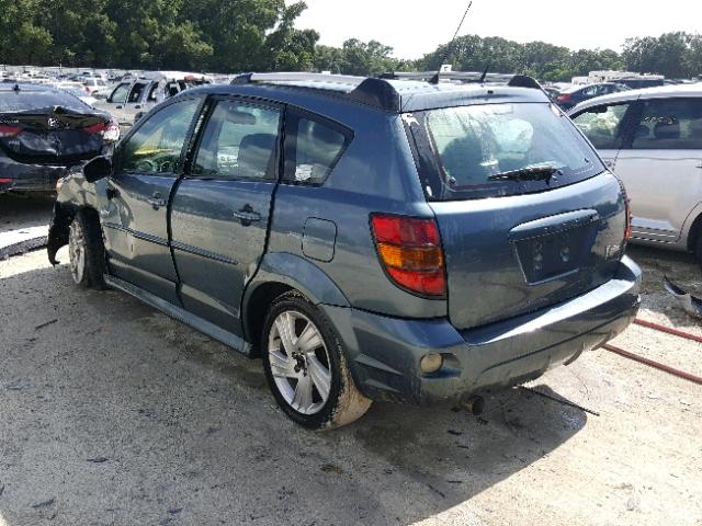 5Y2SL65806Z432240 - 2006 PONTIAC VIBE BLUE photo 3