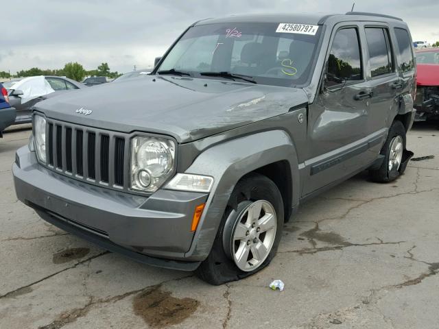 1C4PJMAK7CW197267 - 2012 JEEP LIBERTY SP GRAY photo 2