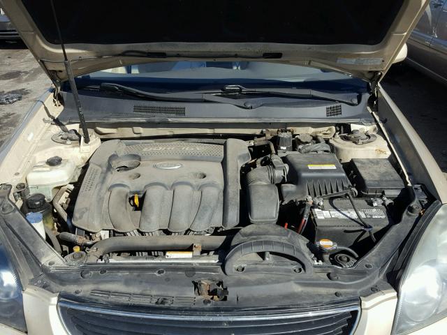 KNAGE123885226585 - 2008 KIA OPTIMA TAN photo 7