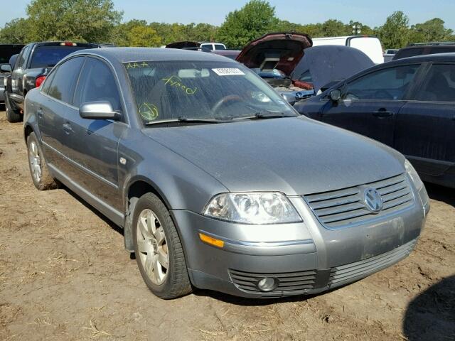 WVWTH63B03P289138 - 2003 VOLKSWAGEN PASSAT GLX GRAY photo 1