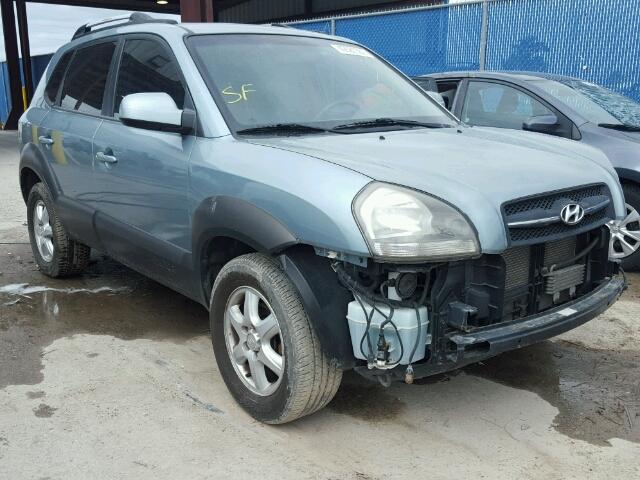 KM8JN12D85U093714 - 2005 HYUNDAI TUCSON BLUE photo 1