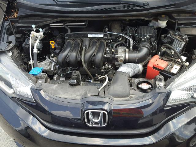 JHMGK5H55GX011100 - 2016 HONDA FIT LX BLACK photo 7