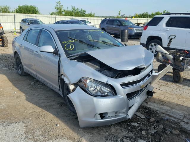 1G1ZH57B59F118617 - 2009 CHEVROLET MALIBU 1LT SILVER photo 1