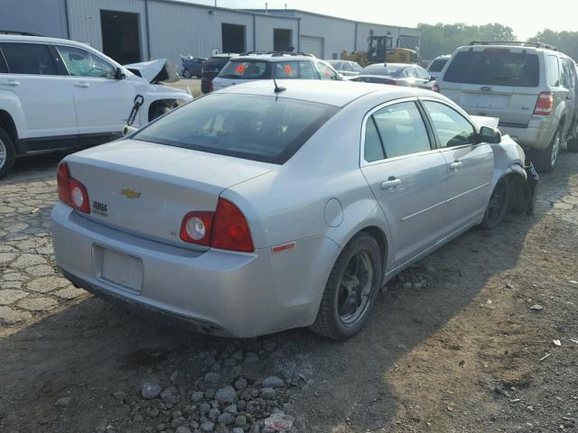 1G1ZH57B59F118617 - 2009 CHEVROLET MALIBU 1LT SILVER photo 4