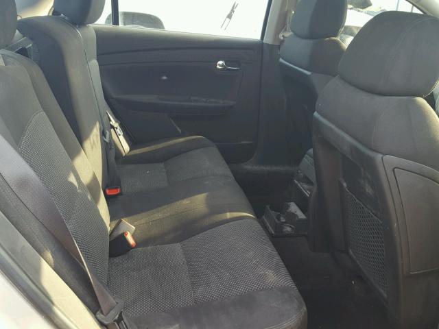 1G1ZH57B59F118617 - 2009 CHEVROLET MALIBU 1LT SILVER photo 6