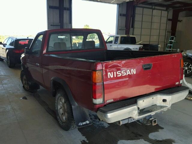 1N6SD11Y0VC379253 - 1997 NISSAN TRUCK RED photo 3
