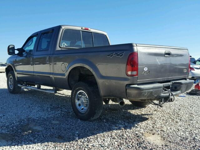 1FTNW21L63ED57313 - 2003 FORD F250 SUPER GRAY photo 3