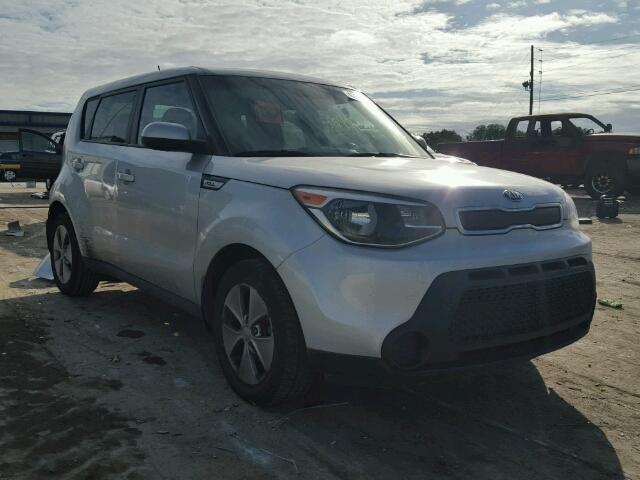 KNDJN2A23F7792212 - 2015 KIA SOUL SILVER photo 1