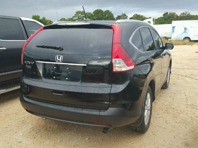 5J6RM3H75EL022185 - 2014 HONDA CR-V BLACK photo 4