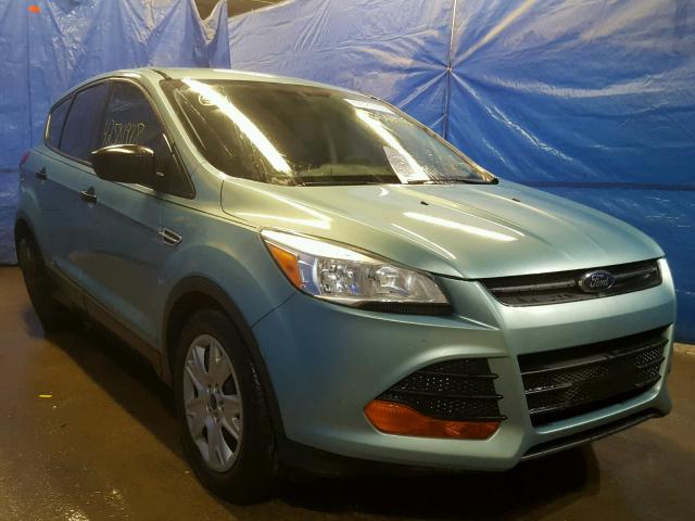 1FMCU0F70DUC21341 - 2013 FORD ESCAPE S TEAL photo 1