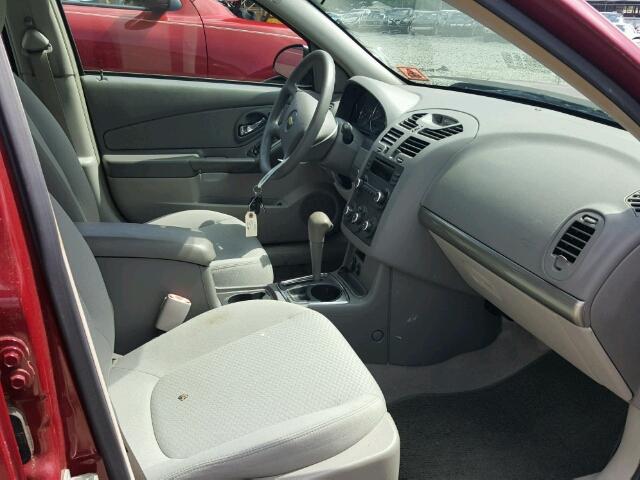 1G1ZS51F56F282507 - 2006 CHEVROLET MALIBU LS Qırmızı foto 5