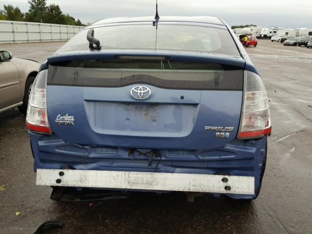 JTDKB20U757015014 - 2005 TOYOTA PRIUS BLUE photo 9