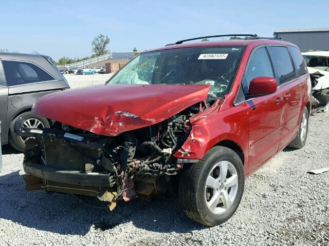 2V8HW341X9R564090 - 2009 VOLKSWAGEN ROUTAN SE RED photo 2