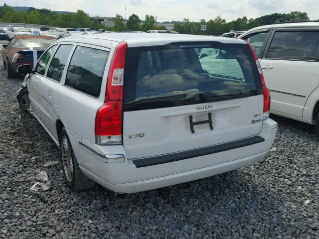 YV1SW592171653265 - 2007 VOLVO V70 2.5T WHITE photo 3