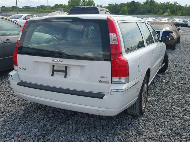 YV1SW592171653265 - 2007 VOLVO V70 2.5T WHITE photo 4