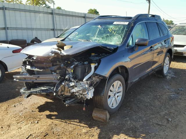 4S4BSAEC2F3228516 - 2015 SUBARU OUTBACK GRAY photo 2