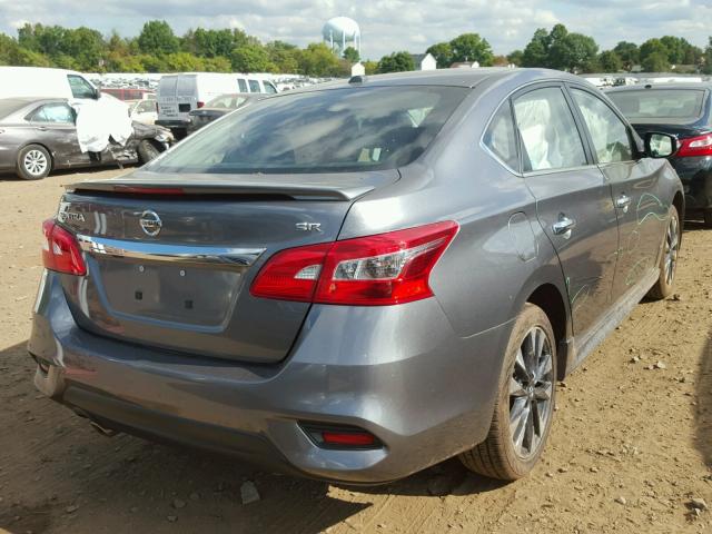 3N1AB7AP9HY248657 - 2017 NISSAN SENTRA S GRAY photo 4